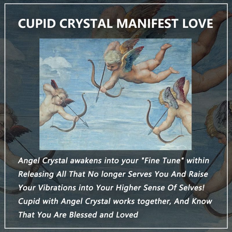 Cupid Manifest Love Tibetan Quartz Crystal EXQUISITE IN Protection Healing - Image 2
