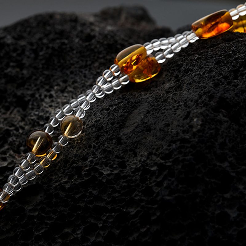 Citrine Amber Wealth Energy Bracelet - Image 2