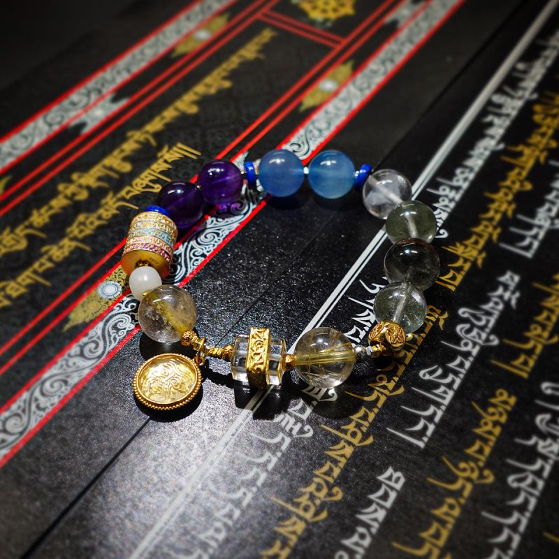 Zaki Lam Wealth Energy Tibetan Crystal Bracelet - Image 2