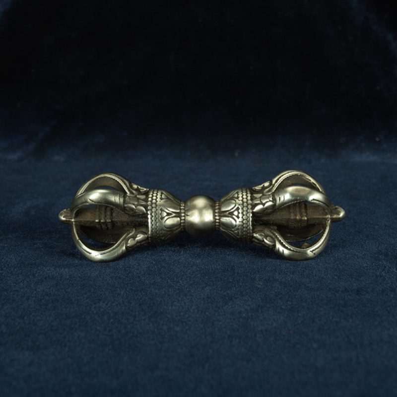 Qing Dynasty Five-pronged Vajra Tibetan Dharma Weapon White Lima - Image 5