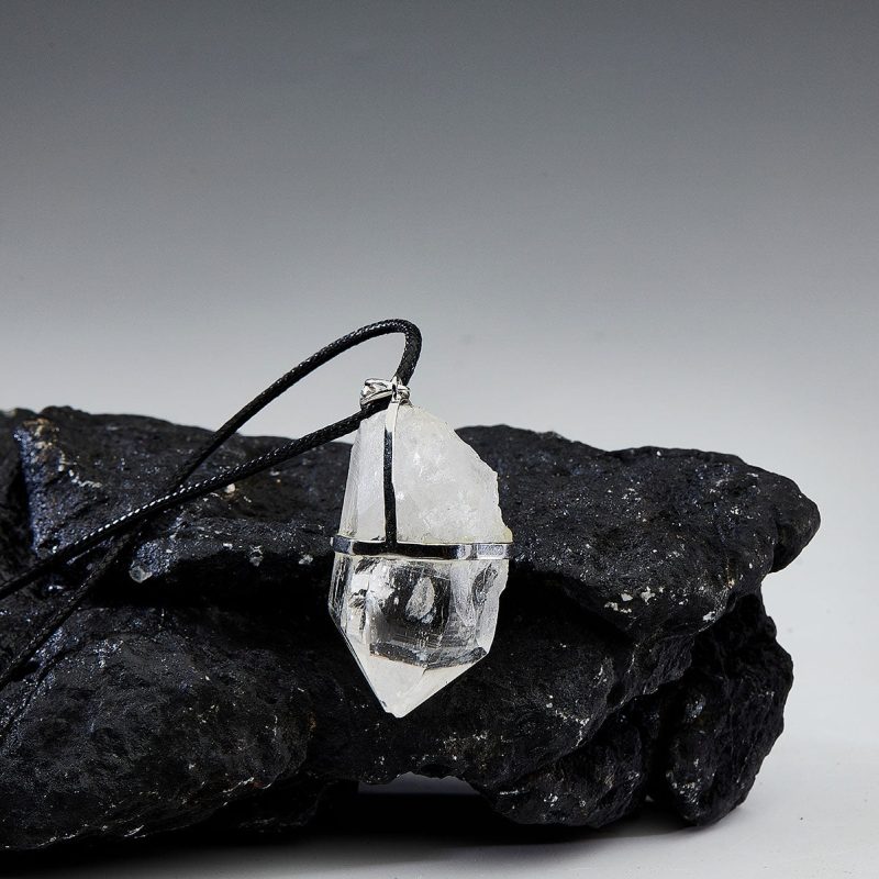 Healing Breath of Life Clear Quartz Sterling Silver Pendants - Image 4