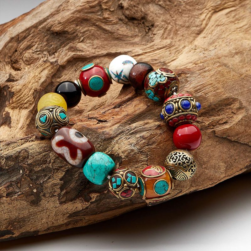 Wealth Energy Tibetan Treasures Bracelet - Image 5