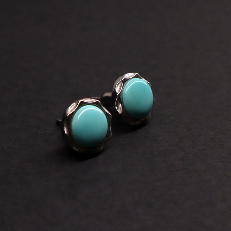 EXQUISITE IN Lotus Wealth Turquoise Earrings - Image 3