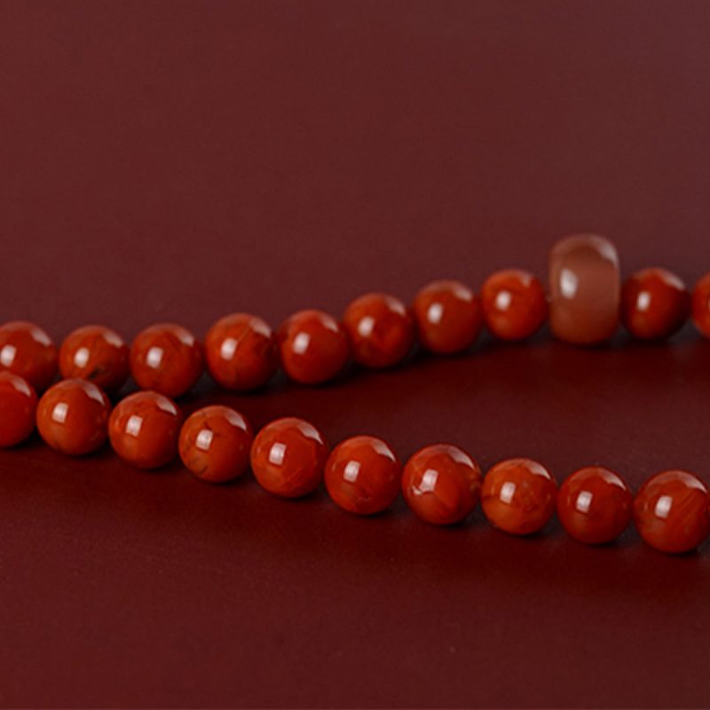 South Red Agate Lucky Blessing Bracelet - Image 6