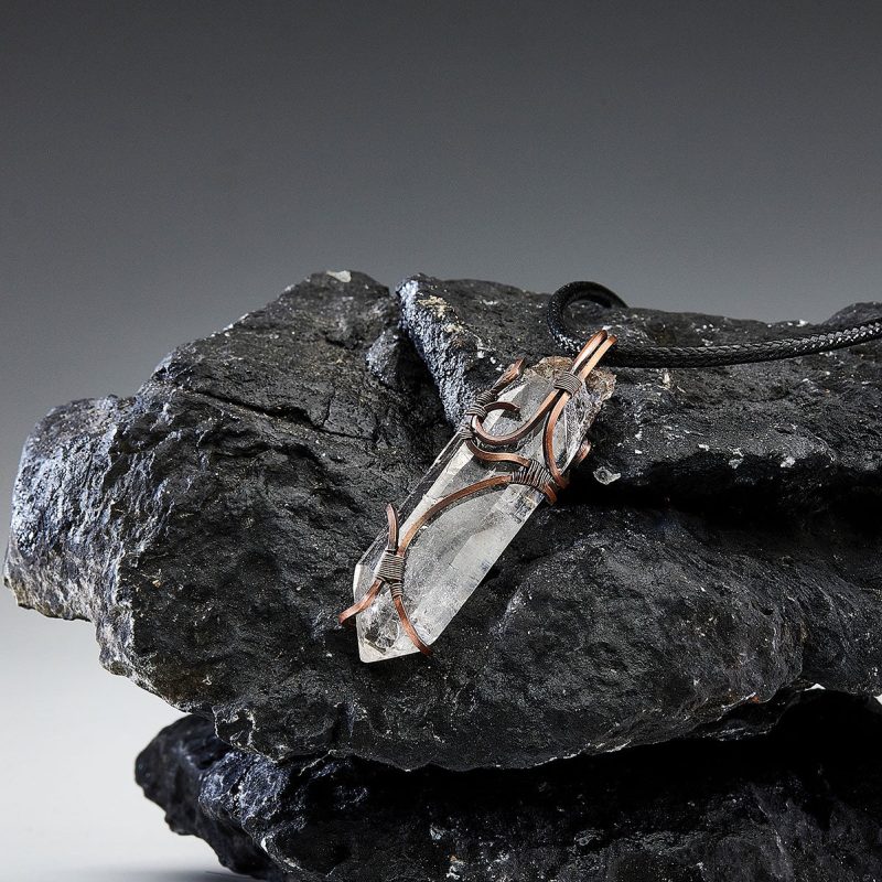 Purity Energy Clear Quartz Silver Pendants - Image 3