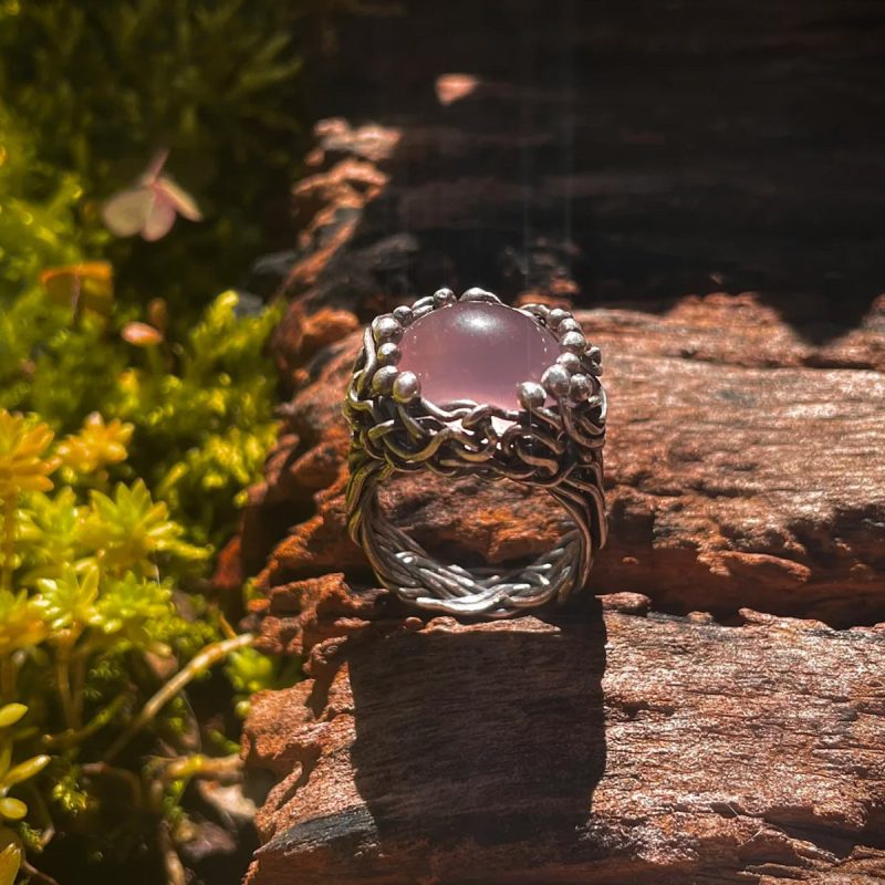 Celestial Serenity Energy Silver Crystal Rings - Image 4