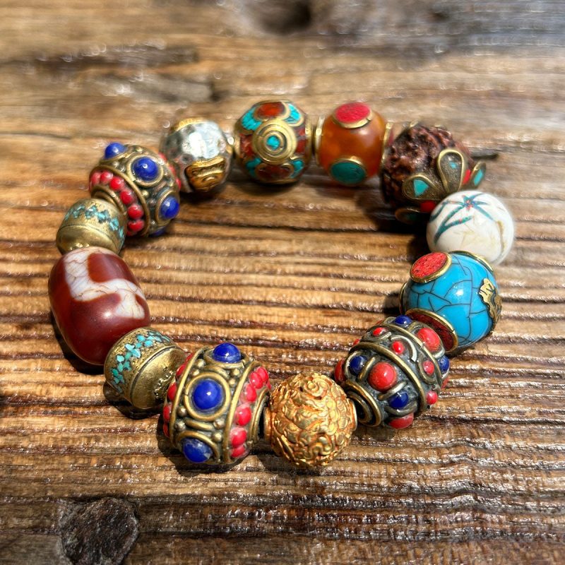 Wealth Energy Tibetan Treasures Bracelet - Image 3