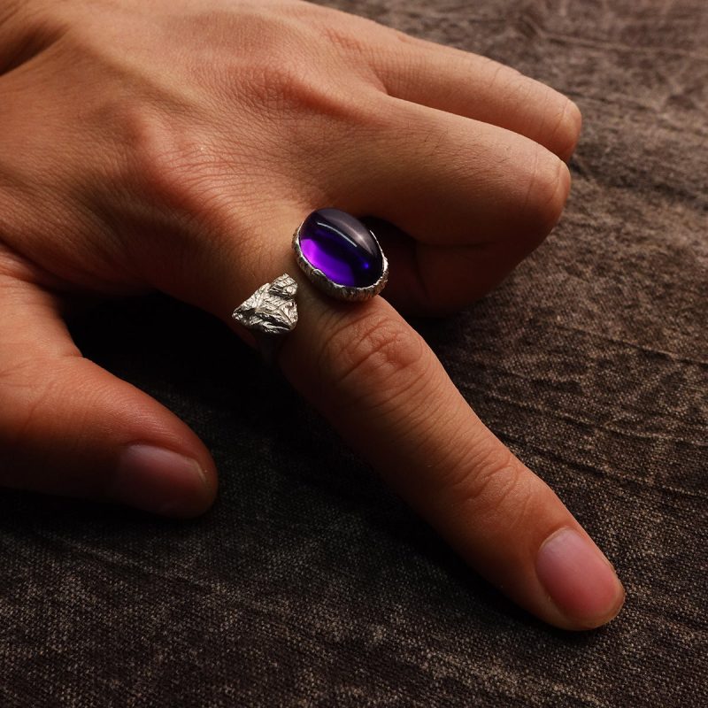 KAILASH ENERGY Chakra Awakening Ring Seven Chakra Gemstone 925 Sterling Silver Adjustable - Image 7