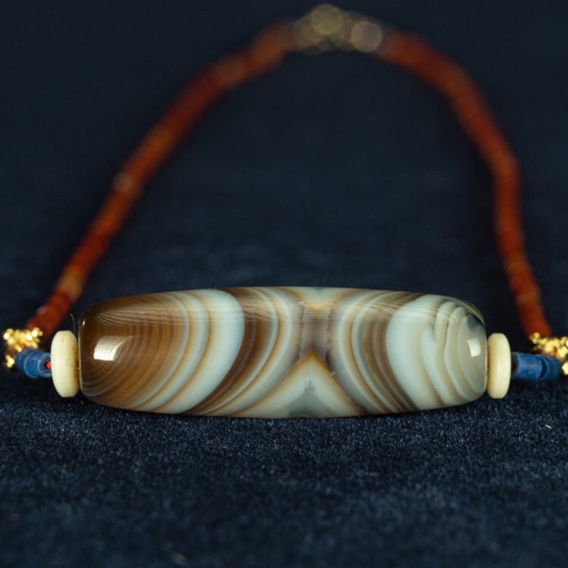 Buddha's Eye Pearl Tibetan Millennium Dzi Bead Sardonyx Natural Manifestation - Image 5