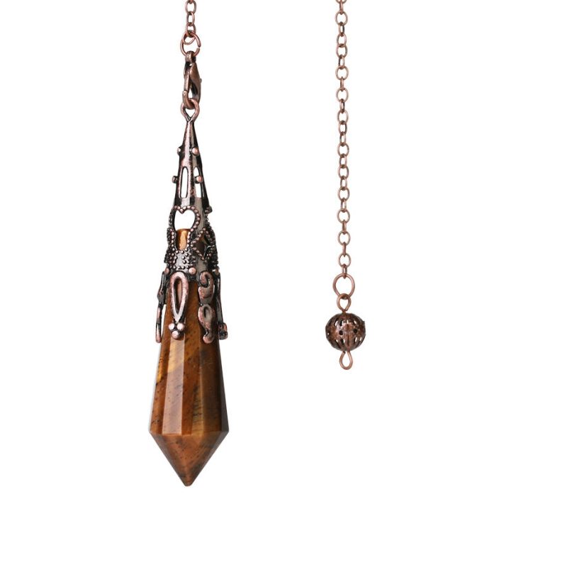 EXQUISITE IN Natural Tiger's Eye Stone Healing Necklace