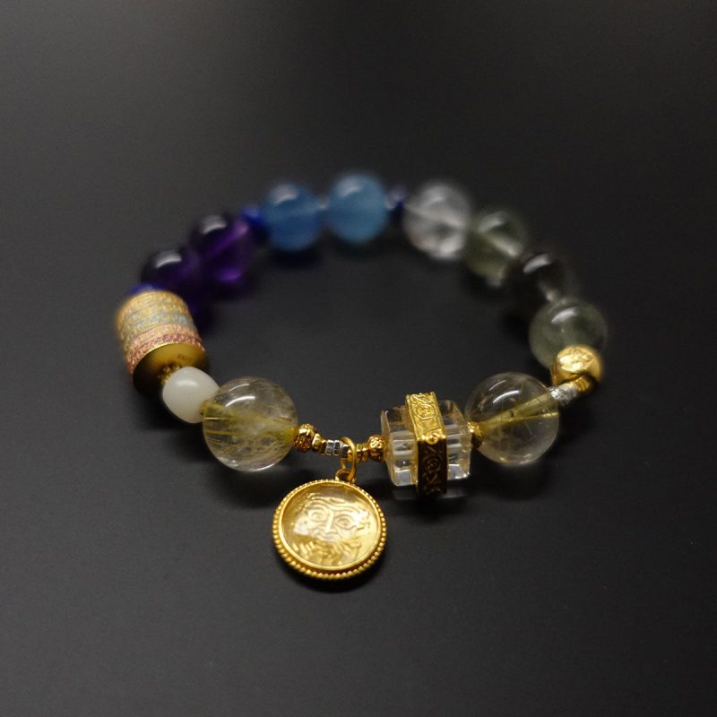 Zaki Lam Wealth Energy Tibetan Crystal Bracelet - Image 5