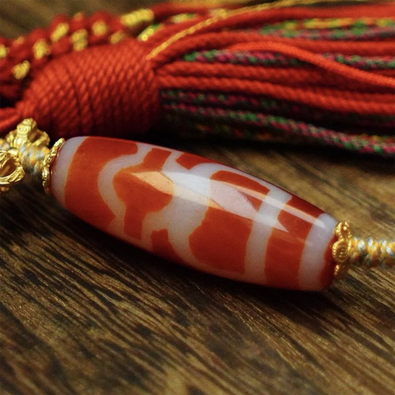 One-eye Dzi Beads Tibetan Millennium Dzi Beads Agate - Image 4