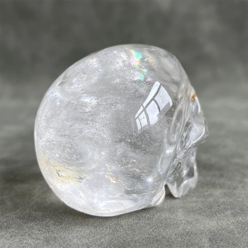 Quartz Crystal Skull Expands Psychic Energy Tibetan White Quartz Crystal - Image 4
