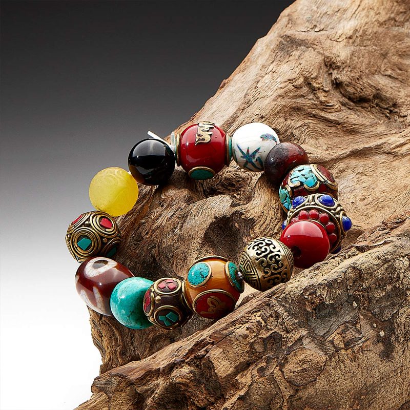Wealth Energy Tibetan Treasures Bracelet - Image 4