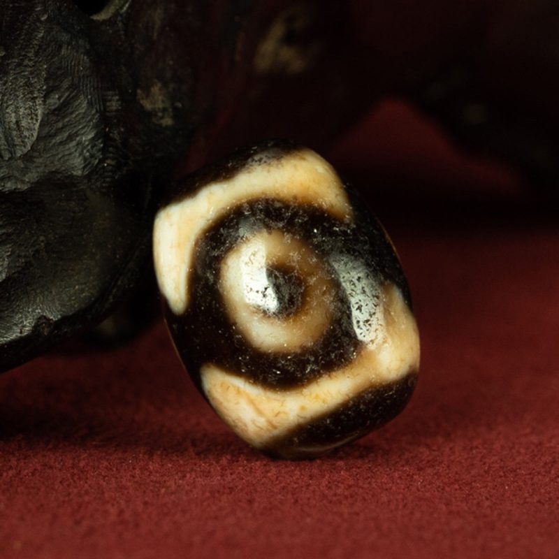 Daro Tiger Tooth Three Eyes Old Dzi Beads Tibetan Millennium Dzi Beads - Image 4