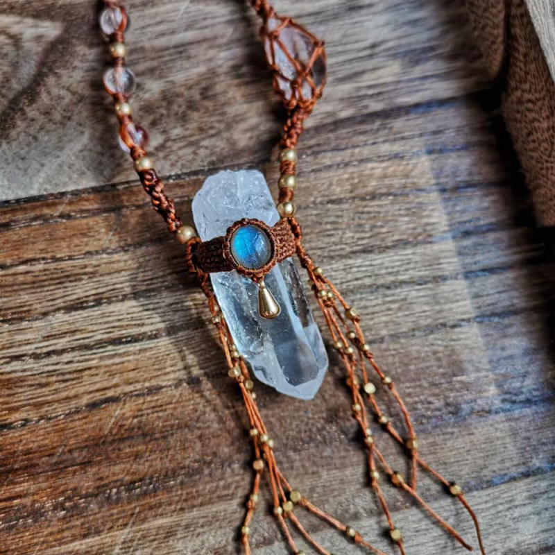 Grace's Gentle Healing Clear Quartz Necklace - Image 3