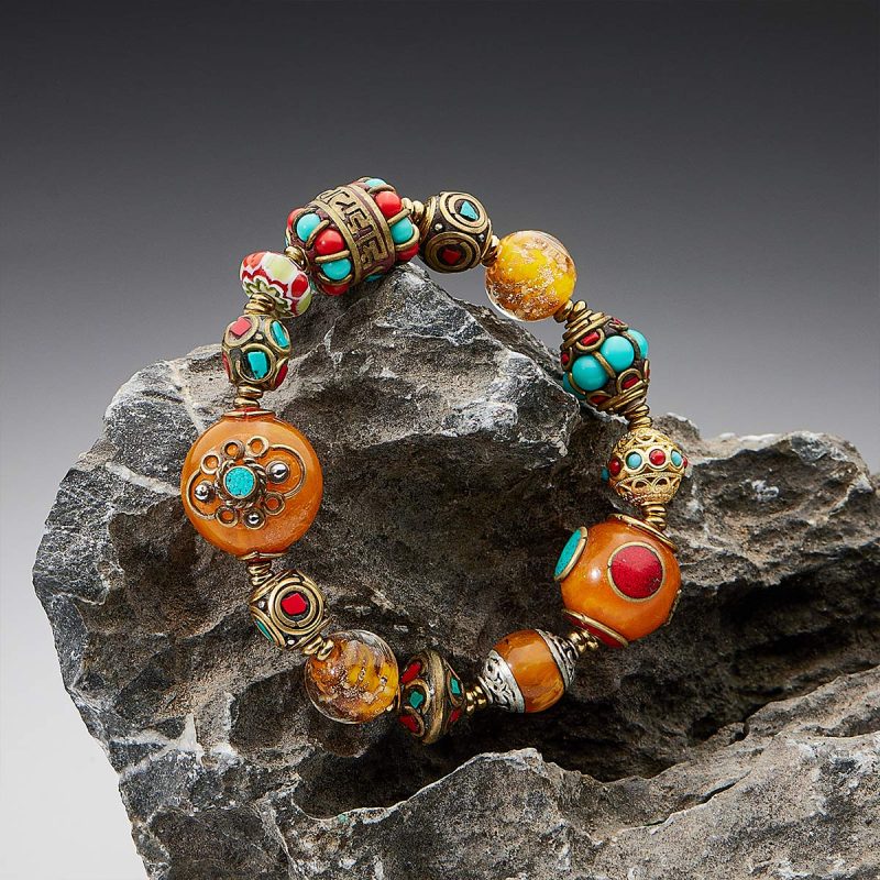 Wealth Energy Tibetan Treasures Bracelet - Image 2