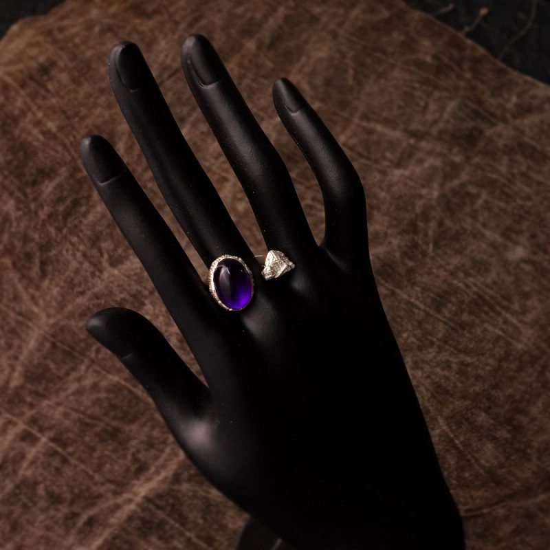 KAILASH ENERGY Chakra Awakening Ring Seven Chakra Gemstone 925 Sterling Silver Adjustable - Image 9