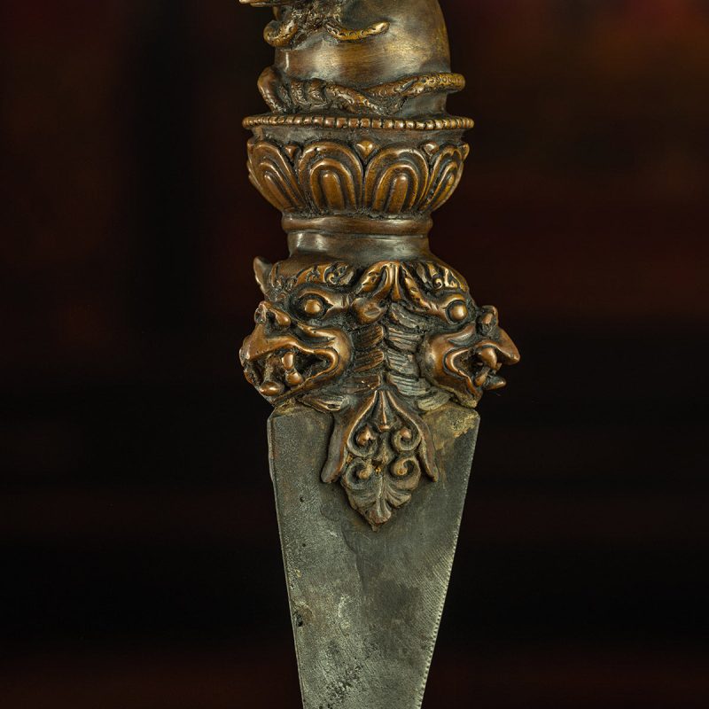 Qing Dynasty Vajira Of The Mahakala Dharma Protector Copper  Sakya Monastery - Image 6