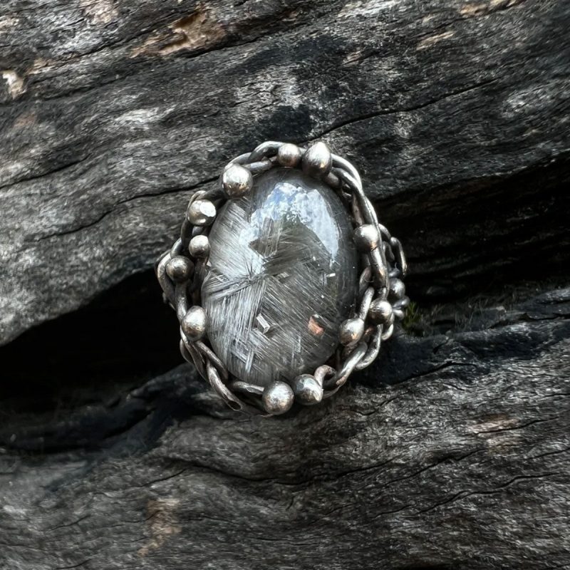 Celestial Serenity Energy Silver Crystal Rings - Image 6