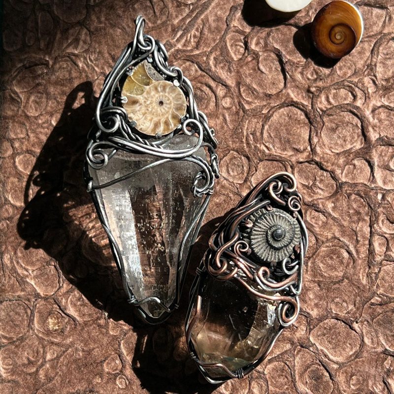 Healing Energy Clear Quartz Pendants - Image 2