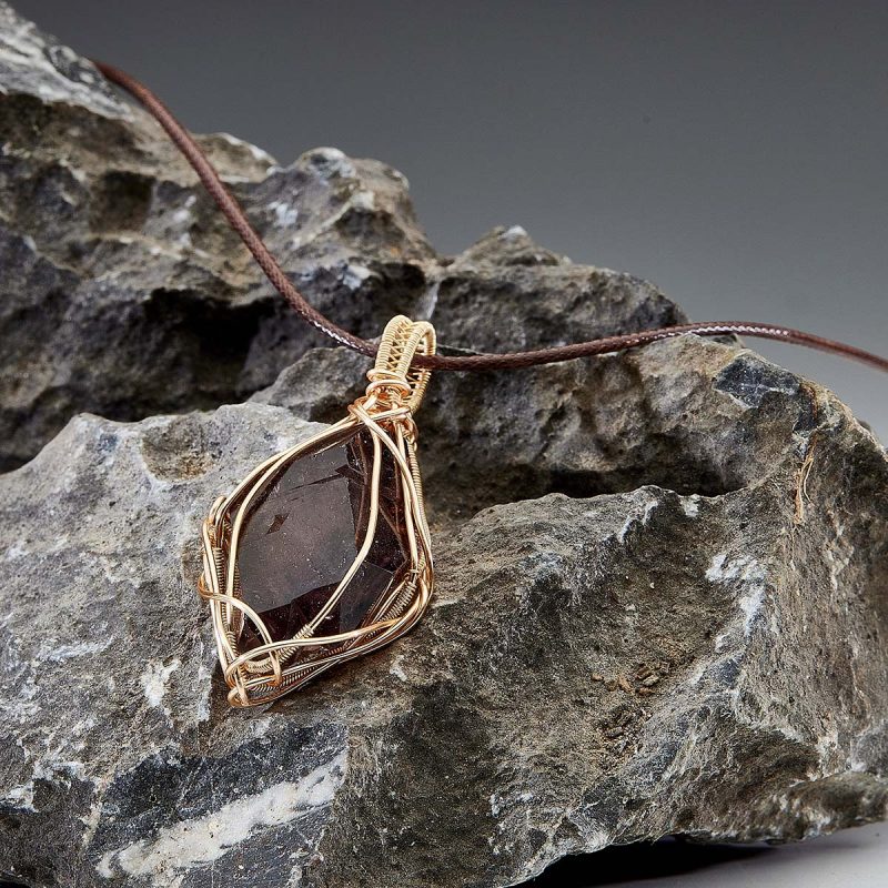 Spiritual Energy Super 7 Amethyst Gold Plated Pendants - Image 4