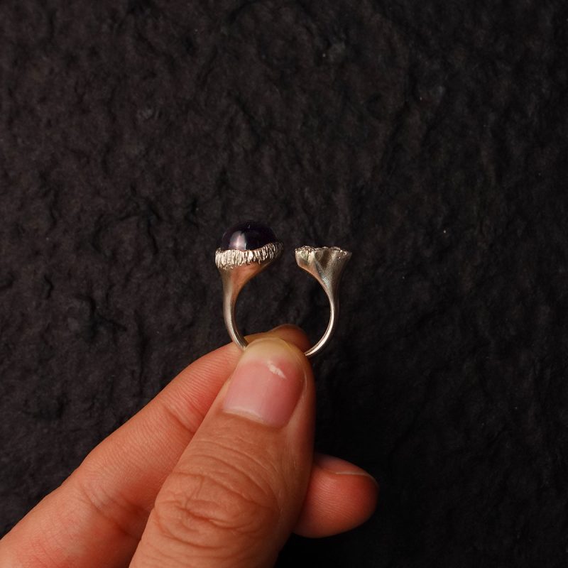 KAILASH ENERGY Chakra Awakening Ring Seven Chakra Gemstone 925 Sterling Silver Adjustable - Image 6