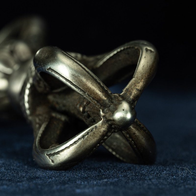 Qing Dynasty Five-pronged Vajra Tibetan Dharma Weapon White Lima - Image 8