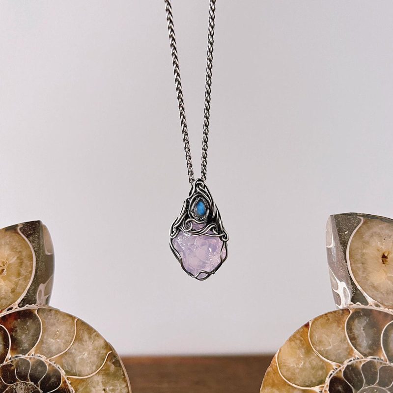 Peace Energy Amethyst Silver Pendants - Image 6