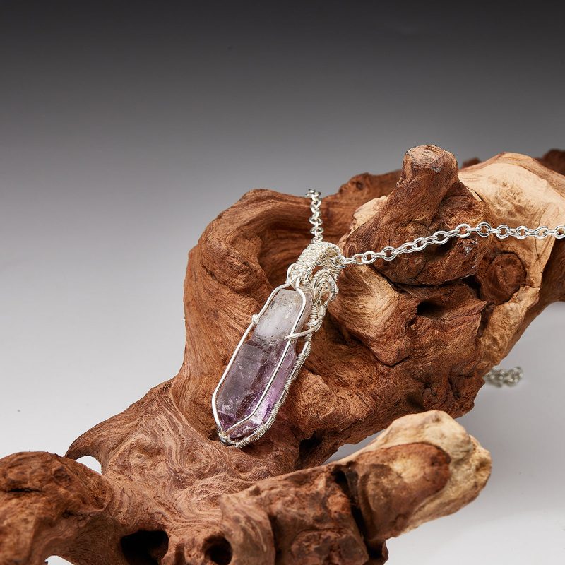 Love Energy Amethyst Silver Pendants - Image 2