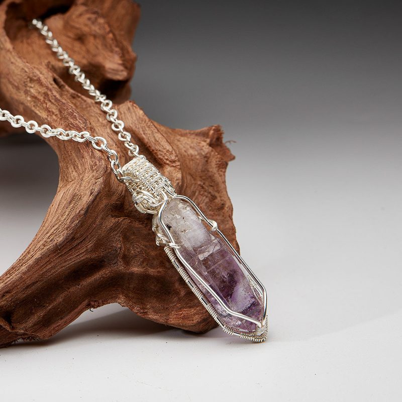Love Energy Amethyst Silver Pendants - Image 3
