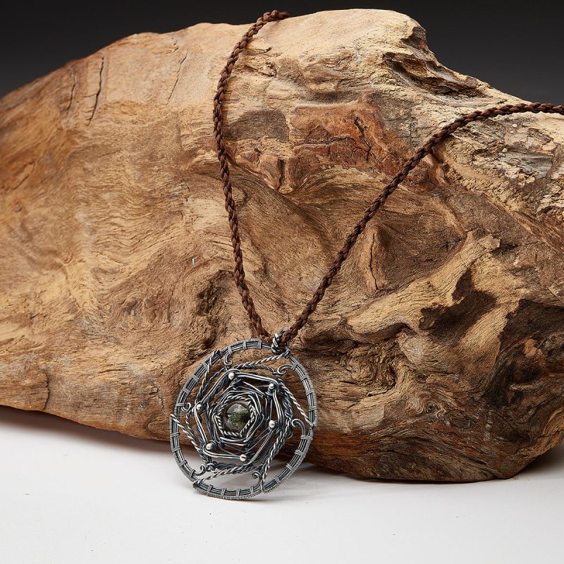 Healing Energy Mandala Crystal Quartz Silver Pendants - Image 7