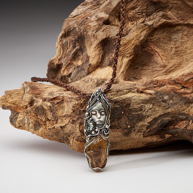 Wealth Energy Citrine Sterling Silver Pendants - Image 2