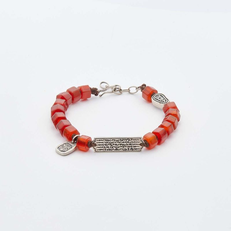 Lucky Energy Agate Silver Bracelet - Image 4