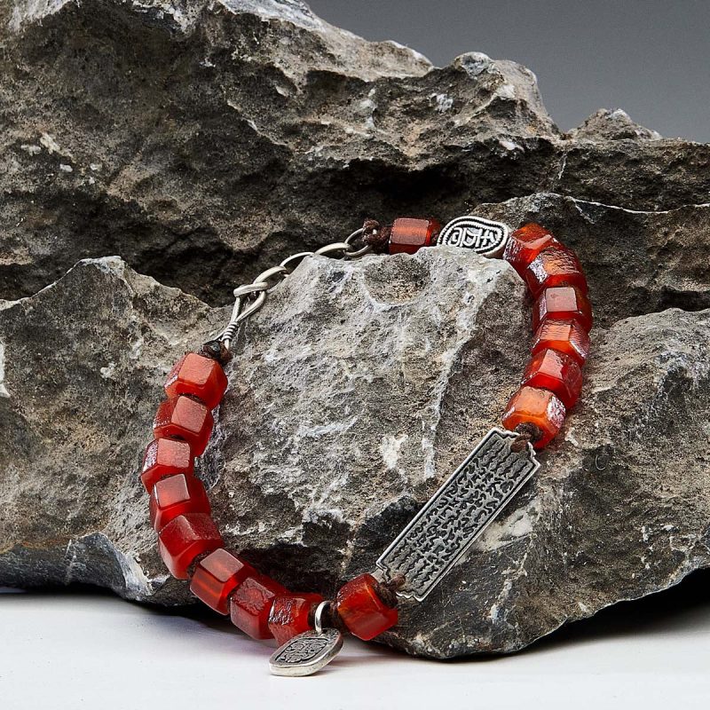 Lucky Energy Agate Silver Bracelet - Image 2