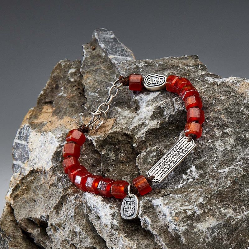 Lucky Energy Agate Silver Bracelet - Image 3