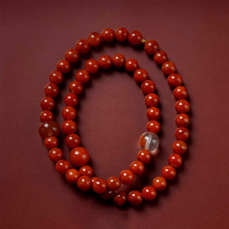South Red Agate Lucky Blessing Bracelet - Image 2