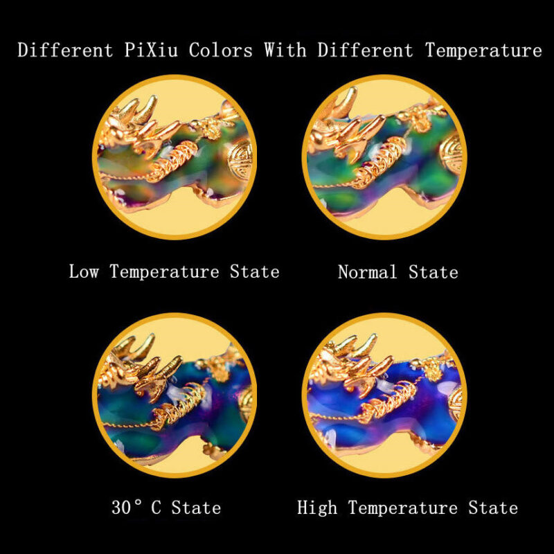 EXQUISITE IN Feng Shui PiXiu Color Change Copper Coin Beads Wealth String Bracelet - Image 3