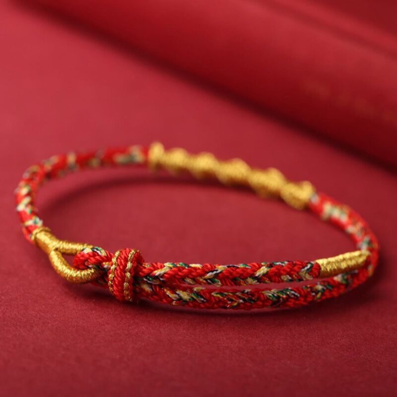 EXQUISITE IN Handmade Chinese Zodiac Natal Buddha Protection Strength Braided String Bracelet - Image 5
