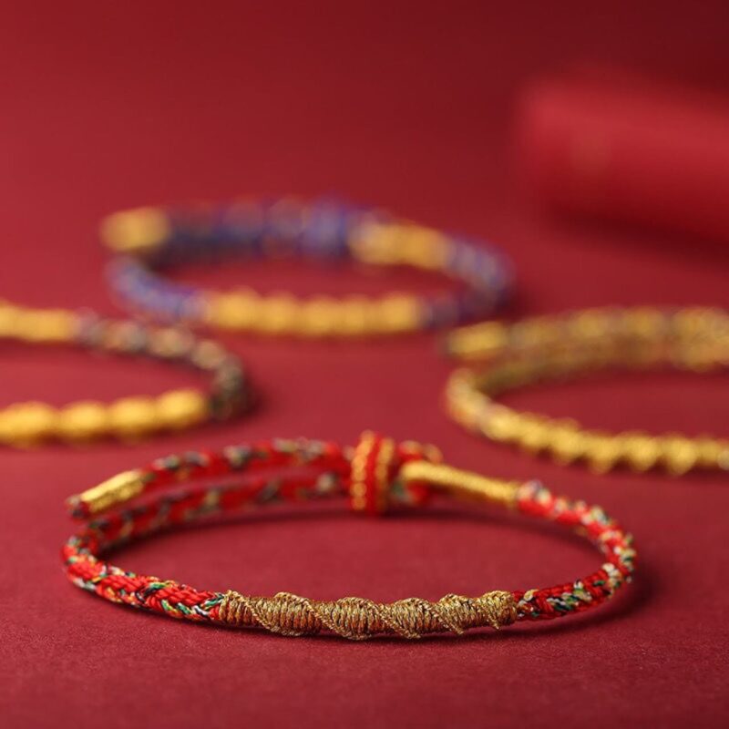 EXQUISITE IN Handmade Chinese Zodiac Natal Buddha Protection Strength Braided String Bracelet - Image 6