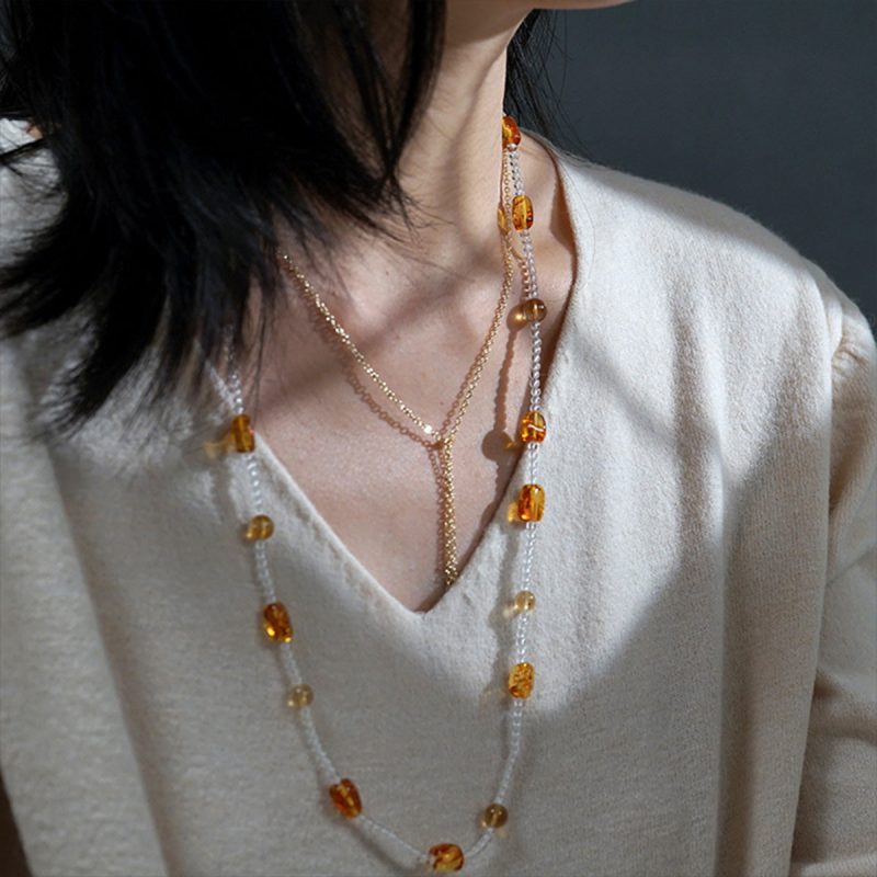 Citrine Amber Wealth Energy Bracelet - Image 3