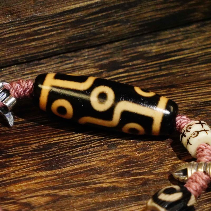 Nine Eyes Dzi Beads Tibetan Millennium Dzi Beads - Image 4