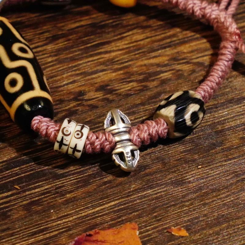 Nine Eyes Dzi Beads Tibetan Millennium Dzi Beads - Image 6