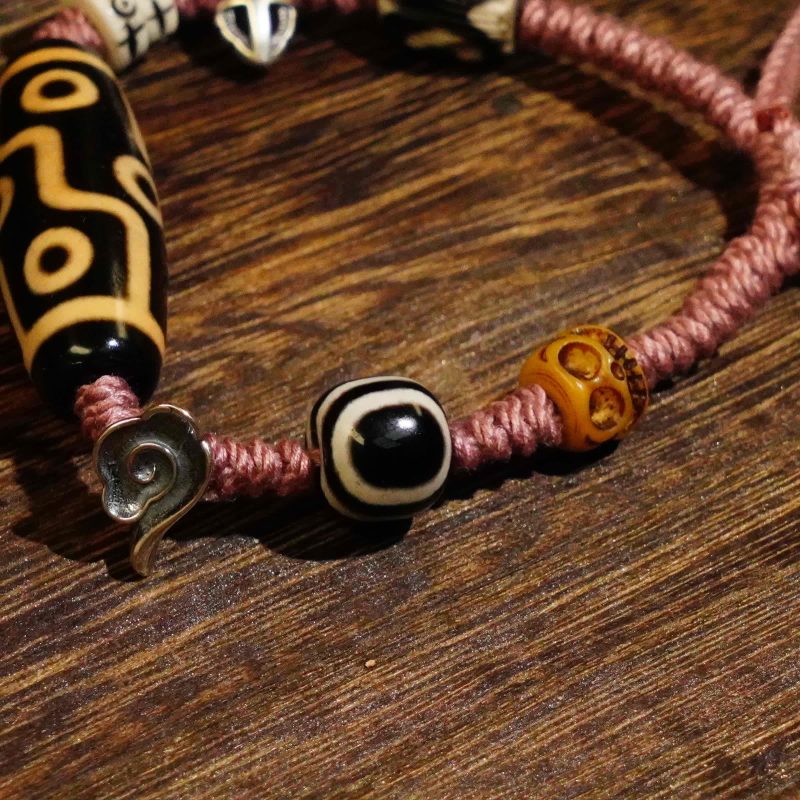 Nine Eyes Dzi Beads Tibetan Millennium Dzi Beads - Image 5
