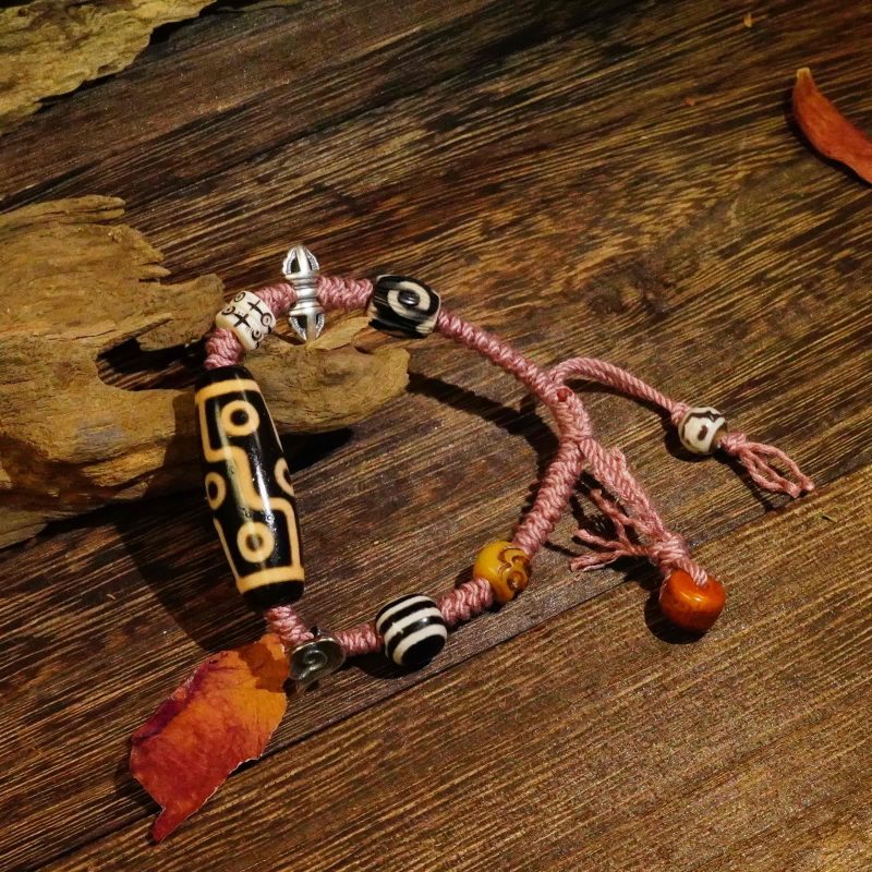 Nine Eyes Dzi Beads Tibetan Millennium Dzi Beads - Image 3