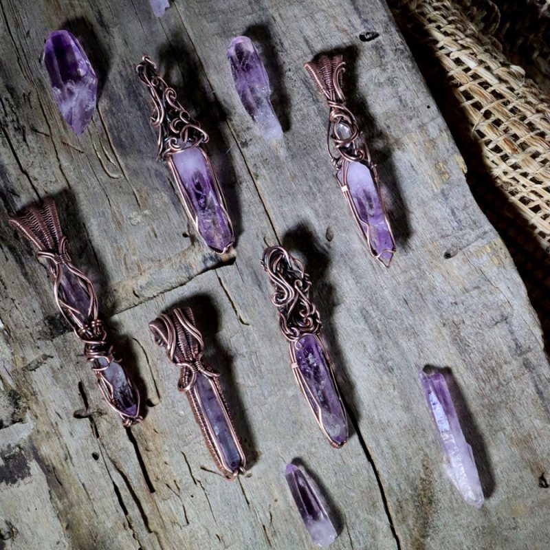 Zen Aura Essence Amethyst Pendant - Image 5