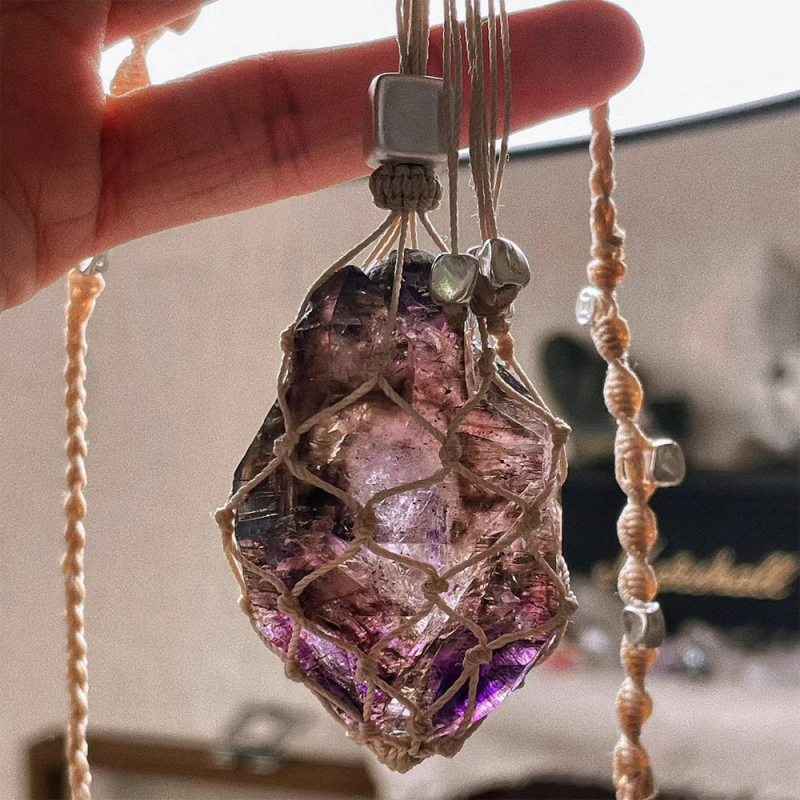 Watcher's Tranquility Amethyst Pendant - Image 2
