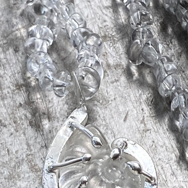 Harmony Nautilus Clear Quartz Necklace - Image 7