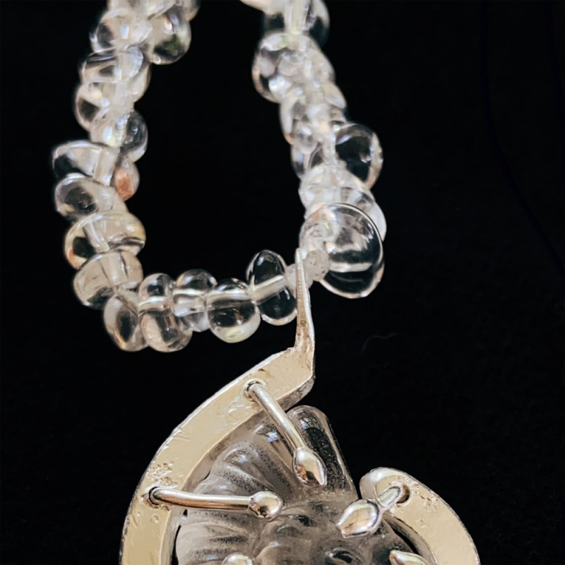 Harmony Nautilus Clear Quartz Necklace - Image 8