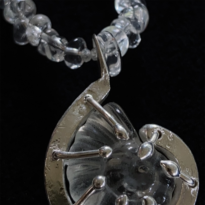 Harmony Nautilus Clear Quartz Necklace - Image 3